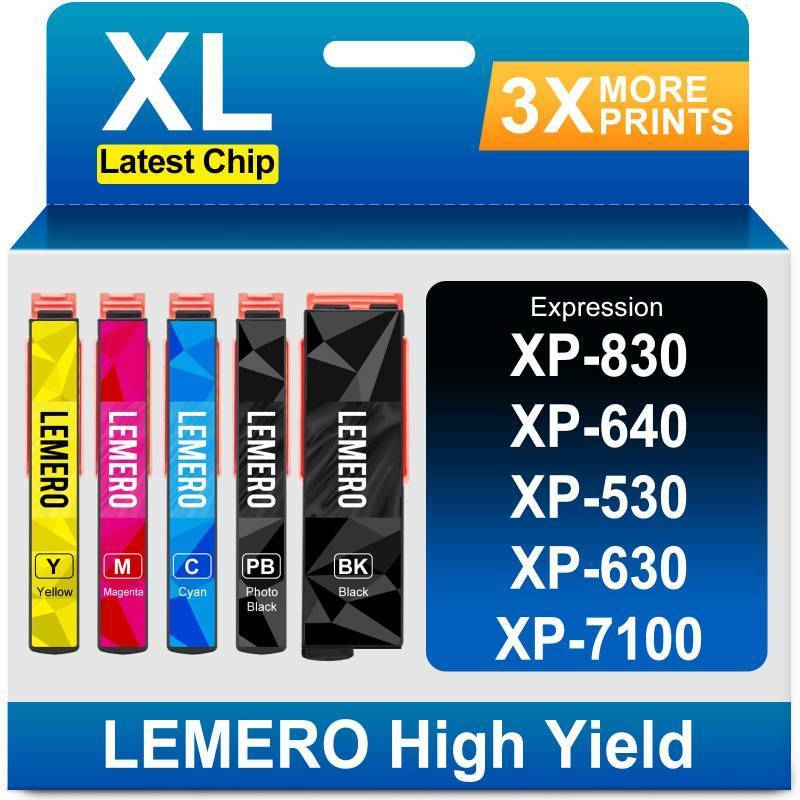 lot 38941 image: Remanufactured Ink Cartridge Replacement for Epson 410 Ink 5-Pack - Retail $20