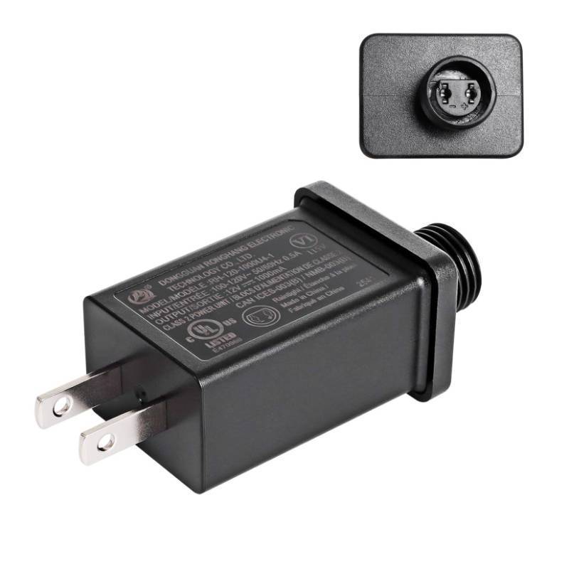 lot 38948 image: 12V 1A LED Transformer Replacement Class 2 Power Supply for Christmas String Lights Plug IP44 US Plug Waterproof LED Controller Low Voltage (1) - Retail $6