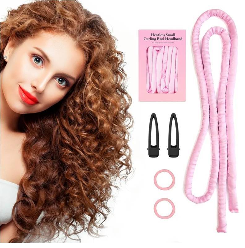 lot 21021 image: Curlers to Sleep In, No Heat Curls for Most Hair Types, Perfect for Thick, Curly or Straight Hair