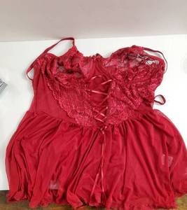 lot 73757 image: Sexy Lingerie for Women Lace Babydoll Lingerie Dress, 16W - Retail $17