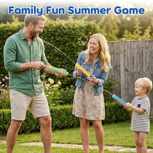 lot 73782 image: Water Guns 8 Pack, Water Blasters Pool Toys for Kids with 12 Reusable Balloons, Magnetic Self Sealing Quick Refill Water Balloons. VISIBLE USE. - Retail $20