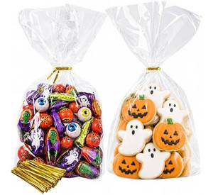 lot 73803 image: Cellophane Bags, Counter Displays, Use them for cookie bundles, popcorn, 5x11 inch, Count Unknown. - Retail $10