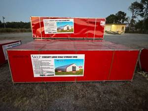 lot 5005 image: SKLP 120x50ft Large Scale shop Storage Building Carport Shed Model SK-SS120