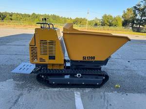lot 5011 image: SL1200 Tracked Rotating Landscape Concrete Dumper Mud Buggy 2600lbs Capacity