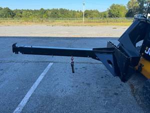 lot 5012 image: Skid Steer Loader Boom Attachment with Hitch
