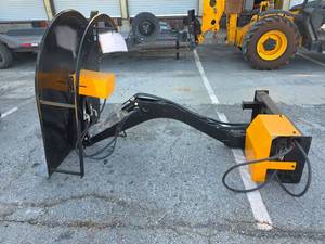lot 5023 image: GIYI Skid Steer 54in Articulating Brush Cutter