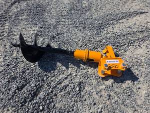 lot 5050 image: Cat 303 Mini Excavator Auger Attachment With Bit
