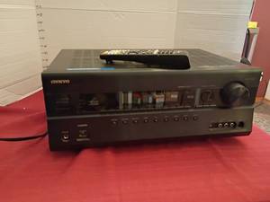 lot 947 image: Onkyo AV Receiver with Remote
