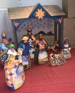 Jim Shore Nativity Set with Stable 10 Pieces