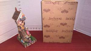 lot 1013 image: Jim Shore Heartwood Creek There Was An Old Woman Who Lived In A Shoe Figurine