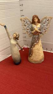 lot 1041 image: Elementz Love Always 82096 Angel and Willow tree Figurine
