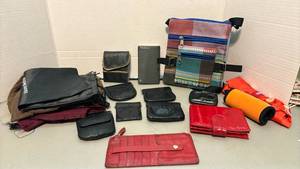 lot 1321 image: Lot of Wallets Purses Card Cases Clutches Mixed Styles and Colors