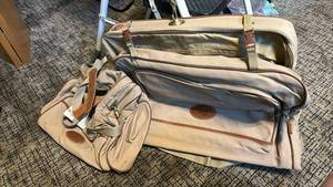 lot 1342 image: Two pieces of soft side luggage