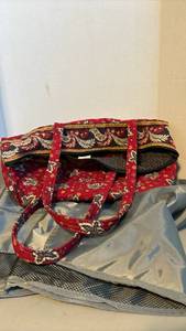 lot 1343 image: Vera Bradley large bag and a grey garment bag