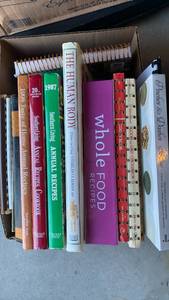 lot 3207 image: Books including Whole Food Recipes