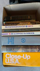 lot 3215 image: Books including The Red Pony, Healthwise Handbook, Close-Up USA