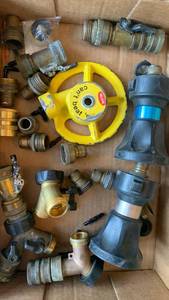 lot 3304 image: Hose Couplings Adapters and sprinkler