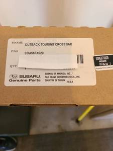 lot 3505 image: Subaru Outback touring crossbar, sealed in box