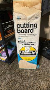 lot 1391 image: Traum Cutting Board 40 x 72 with 1 Squares and Bias Grain Lines