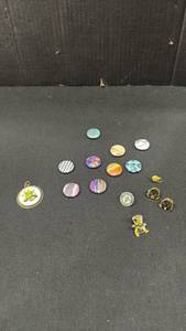 lot 1606 image: WSU pendant and pins, magnets