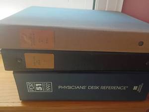 lot 2027 image: Books.  Physicians Desk Reference and More