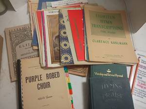 lot 2028 image: Sheet Music and Hymnals
