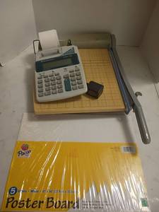 lot 2032 image: Quartet Paper Cutter and More