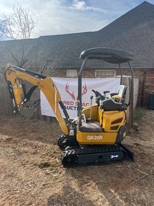 lot 9144 image: Unused CFG QK20R Mini Excavator 23HP Gas