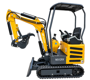 lot 9146 image: Unused CFG MX12RX Mini Excavator 13.5HP Gas w Pilot Controls