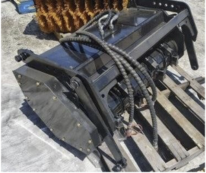 lot 9361 image: Unused 2026 SD Lanch Mini Skid Steer Pioneer Drum Mulcher
