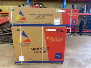 lot 9391 image: Unused Confortotal 36,000 BTU Mini Split AC and Heat Pump - 3 Ton 220V (EICON362-D2)
