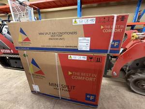 lot 9392 image: Unused Confortotal 24,000 BTU Mini Split AC and Heat Pump - 220V (EICON242-D2)