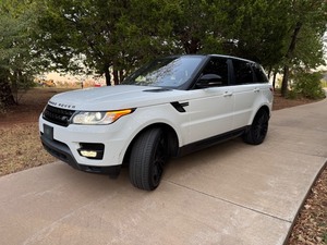 lot 9140A image: 2016 Land Rover Range Rover Sport V8 Supercharged - 510 HP - Red Leather - Pano Roof - LEMON LAW BUYBACK TITLE