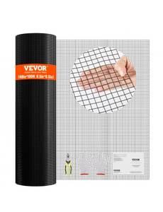 VEVOR Hardware Cloth, 48'' x 100' Galvanized Wire Mesh Roll, 19 Gauge Chicken Wire Fence Roll, Vinyl Coating Metal Wire Mesh for Chicken Coop Barrier, Rabbit Snake Fences, Poultry Enclosures - Retail: $113