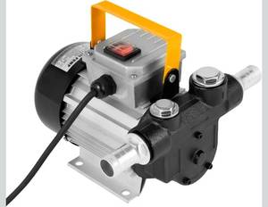 lot 19557 image: ACTP60 Style Electric Oil Transfer Pump AC 110V550W 60Hz 3300RPM Portable Fuel Diesel Kerosene Biodiesel Extraction Pumps -1���� InletOutlet Size, 11.8  7.9  7.9 in - Retail $79