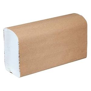 lot 19570 image: AmazonCommercial Ultra Plus Multifold Paper Towels, 150 Towels per Pack, 16 Packs (B07TXRKVS5) - Retail $29