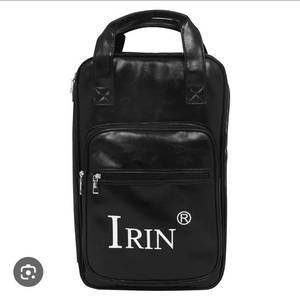 lot 19583 image: IRIN Drumsticks Bag PU Leather Drum Stick Handbag Carrying Case Backpack Music Score Book Bag Percussion Instrument Accessories - Retail $0