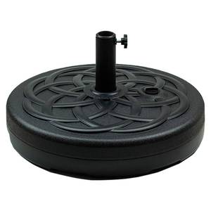 lot 19588 image: Orgrimmar Water Filled 55LB Patio Umbrella Base Heavy Duty Round Patio Umbrella Base Stand for Outdoor - Retail $42