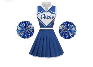 lot 19634 image: Size Small Cheerleader Costume for Halloween - Retail $0