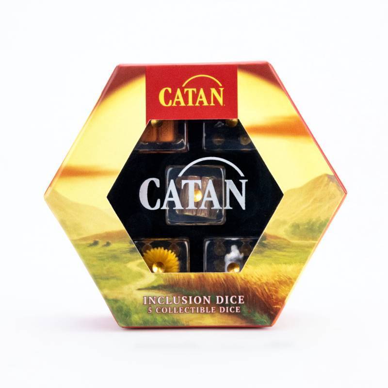 lot 64317 image: Catan Inclusion Dice Set, One Missing. - Retail $29