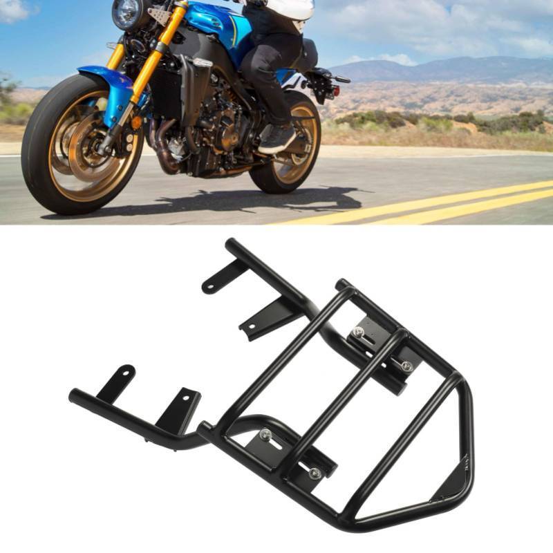 lot 64259 image: Motorcycle Rear Seat Luggage Storage Rack, Trunk Luggage Rack Rail, Versatile Cargo Carrier Support Holder for Xsr900 2022 to 2023 - Retail $103