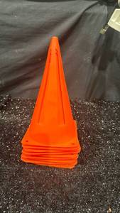 Orange Cones Set of 9