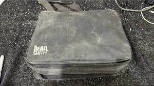 lot 50 image: Beadsmith Jewelry Making Supply Organizer Case with Beads and Findings
