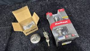 lot 69 image: Kwikset Keyed Entry Knob Set with SmartKey Security