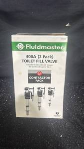 lot 104 image: Fluidmaster 400A Toilet Fill Valve 3 Pack Contractor Pack