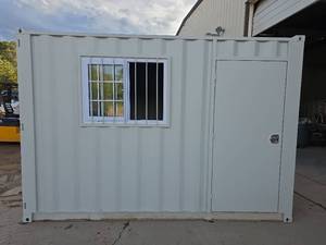 lot 6970 image: 12ft Modified Shipping Container Office