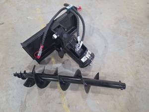 lot 8010 image: Solanch 20CM Drill Auger for Mini Skid Steer