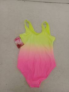 lot 21263 image: Ombre Gradient One-Piece Swimsuit Youth Size 16