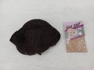 lot 21314 image: Deluxe Wig Cap 2-Piece Set, and Wig