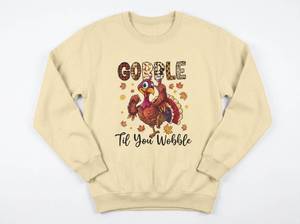 lot 21352 image: Womens Thanksgiving Sweatshirt Long Sleeve, (XL) 2 Pack